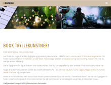 Tablet Screenshot of booktryllekunstner.dk